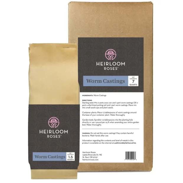 Heirloom Roses Worm Castings