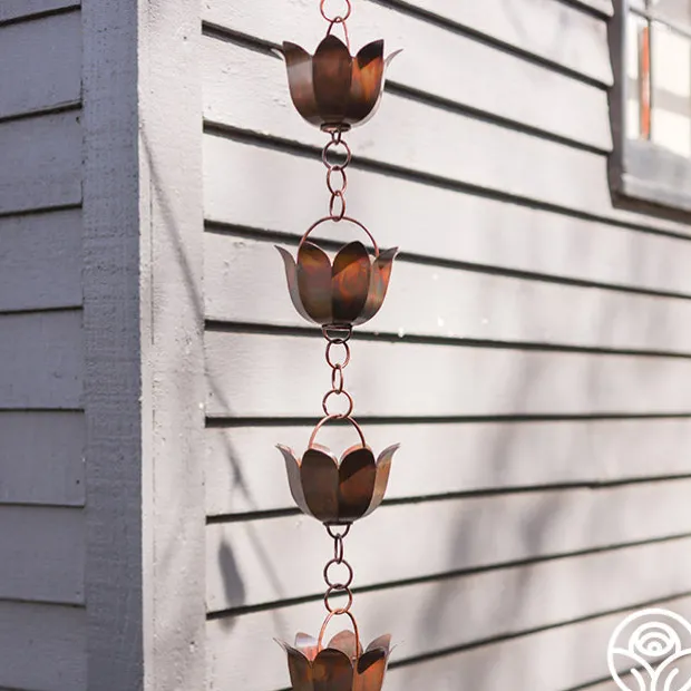 Lotus Rain Chain